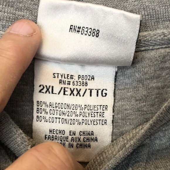 Puma Mens Sweatshirt Size 2XL Alabama Crimson Tide Gray Pullover Crew Neck - Picture 6 of 12